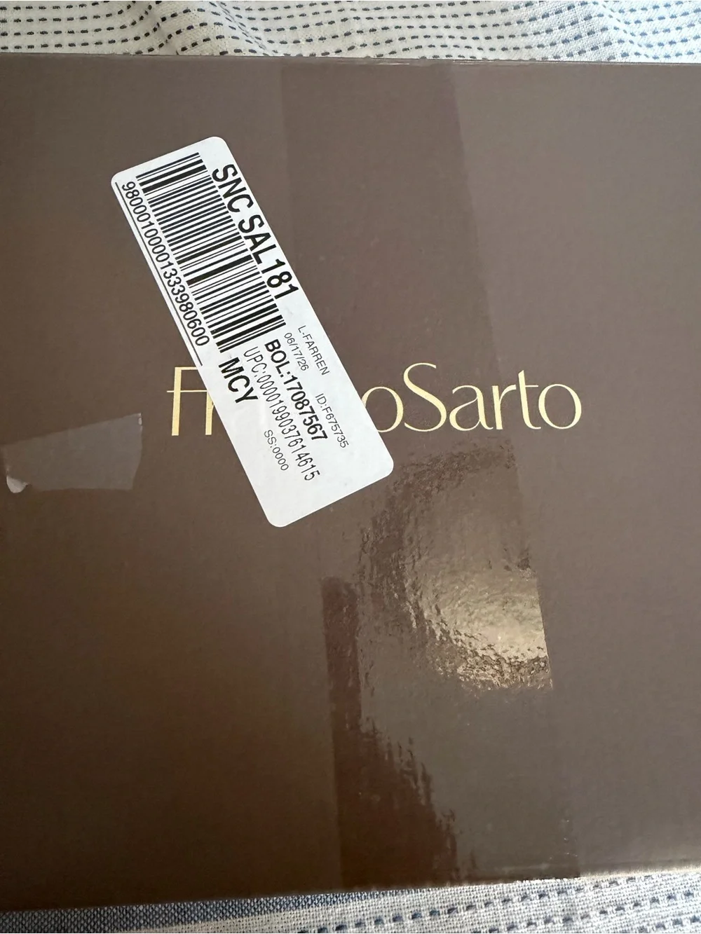 Franco Sarto Farren Leather Wedge Espadrille Sandals